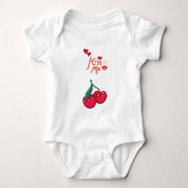 Body Para Bebé Graciosas cerezas enamoradas" Let T-Shirt