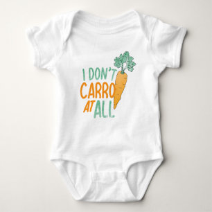 Body Para Bebé Gracioso Carrot Pun Art Chistes Comida Carrot Art