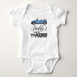 Body Para Bebé Gracioso - Diseño de Mini Pooper Baby de papá