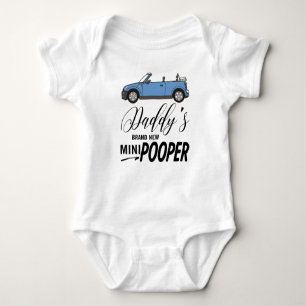 Body Para Bebé Gracioso - Diseño de Mini Pooper Baby para Papi