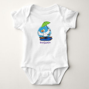 Body Para Bebé Gracioso ilustracion personalizado bailando de pat