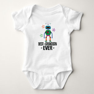 Body Para Bebé Gracioso Mejor Nieto Ever Robot