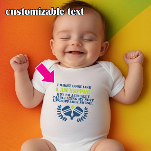 Body Para Bebé Gracioso piquete para bebé durmiendo