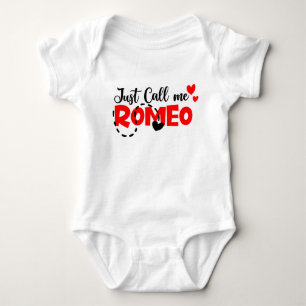 Body Para Bebé Gracioso Romeo niño bebé arte de palabras