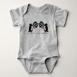 Body Para Bebé Gracioso Rooster Año 2017 Baby Romper