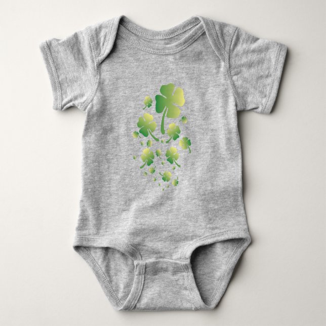 Body Para Bebé Gradiente de St. Patrick (Anverso)