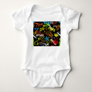 Body Para Bebé Graffiti de niños: frescura dibujada a mano