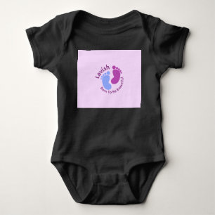 Body Para Bebé Gráfico de niña adorable de una pieza para bebé