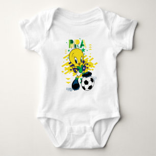 Body Para Bebé Gráficos de fútbol del equipo de Brasil de TWEETY™