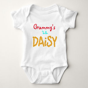 Body Para Bebé Grammy es lil Daisy, Cute y personalizado!