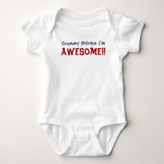 Body Para Bebé ¡Grammy Piensa Que Soy Increíble! Traje para niños