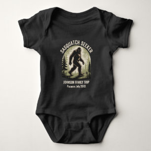 Body Para Bebé Gran Bosque Buscador de Sasquatch Vacaciones Famil
