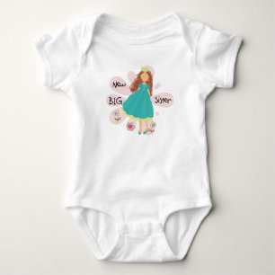 Body Para Bebé Gran Hermana Brown Hair