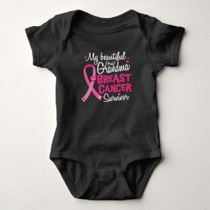 Body Para Bebé Gran superviviente hermoso del cáncer de pecho de