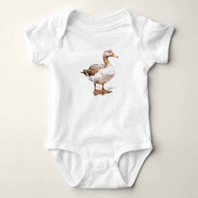 Body Para Bebé Granja de Duck Ducking (Anverso)
