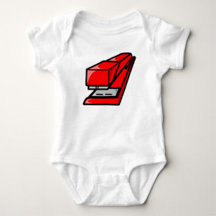 Body Para Bebé Grapadora roja