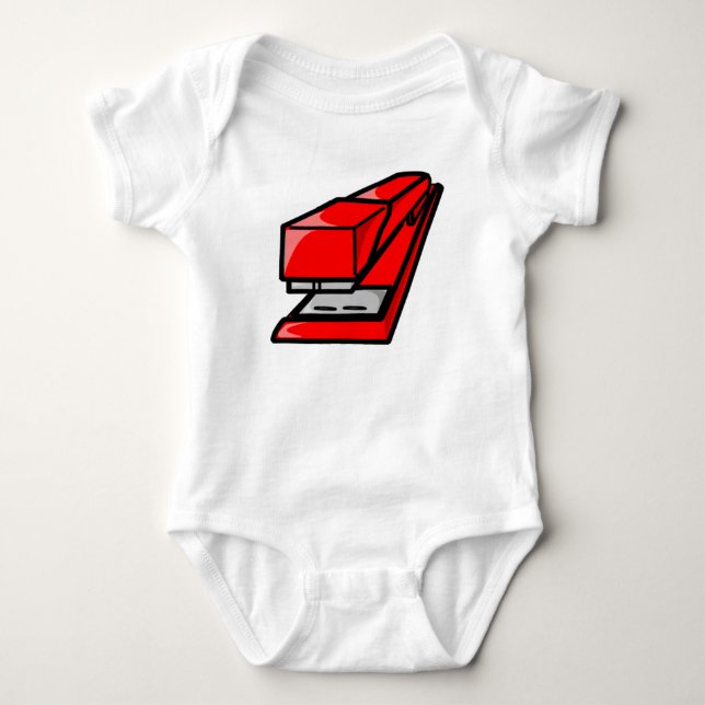 Body Para Bebé Grapadora roja (Anverso)