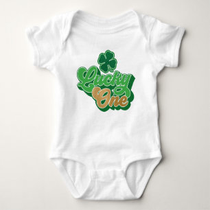 Body Para Bebé Green St. Patrick's Day Lucky One Baby Bodysuit