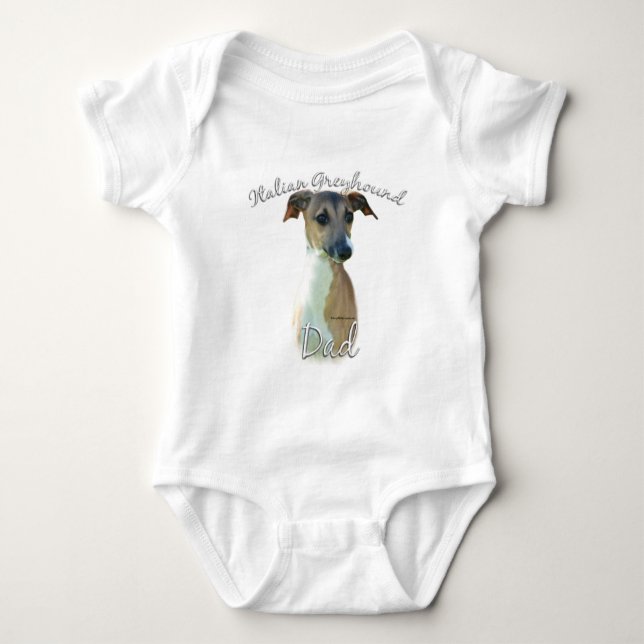 Body Para Bebé Greyhound Dad (Anverso)