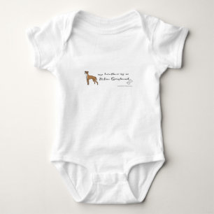 Body Para Bebé Greyhound italiano
