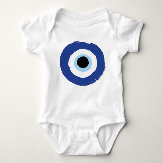 Body Para Bebé Griego artificial de ojos malvados (Anverso)