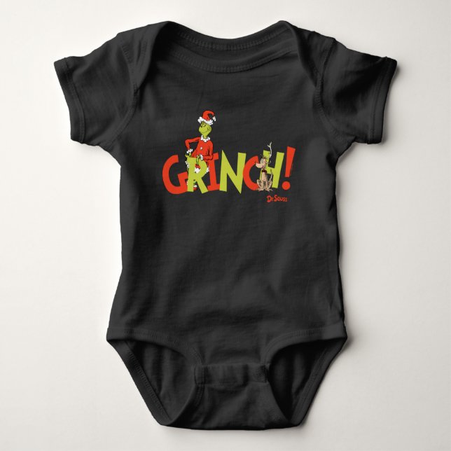 Body Para Bebé Grinch! Character Logo Graphic (Anverso)