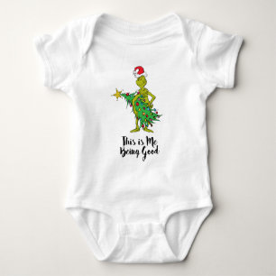 Body Para Bebé Grinch Clásico   Travieso
