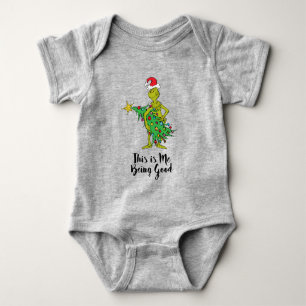 Body Para Bebé Grinch Clásico   Travieso