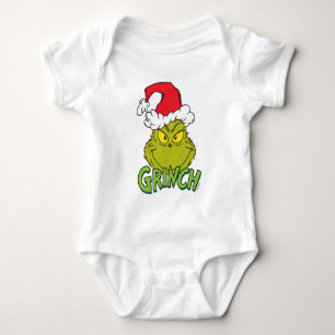 Body Para Bebé Grinch Clásico   Travieso o Bueno