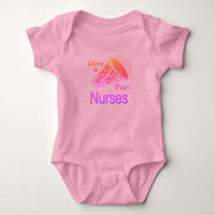 Body Para Bebé Gritos para enfermera Baby Bodysuit