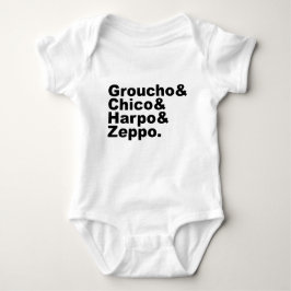 Body Para Bebé Groucho & Chico & Harpo & Zeppo