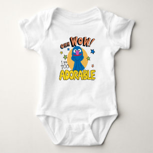 Body Para Bebé Grover   Soy Demasiado Adorable
