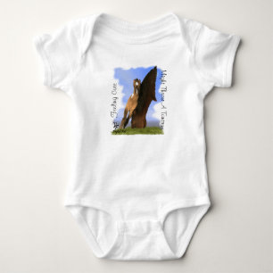 Body Para Bebé Grulla Paint Foal con Actitude Onsie