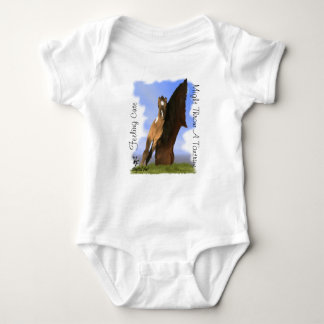 Body Para Bebé Grulla Paint Foal con Actitude Onsie