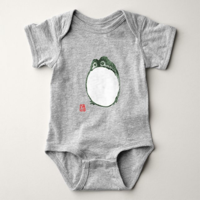 Body Para Bebé Grumpy Tapo De Rana Japonesa Del Siglo XIX (Anverso)