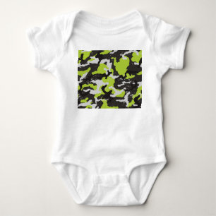 Body Para Bebé Grunge Camouflage Vintage Background