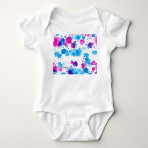 Body Para Bebé Grunge Stains Textura de acuarela