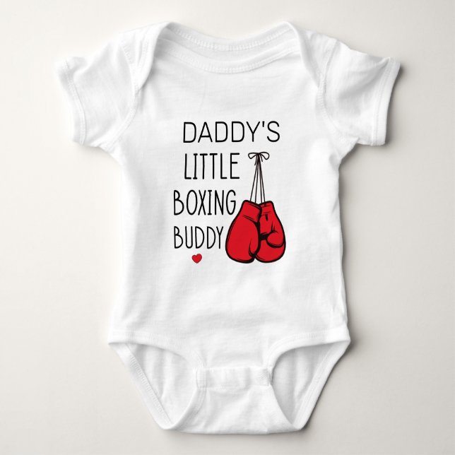 Body Para Bebé Guantes de boxeo - Kickboxing - Buda de boxeo de p (Anverso)