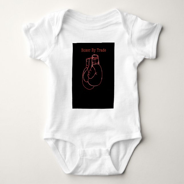 Body Para Bebé Guantes de boxeo Regalo de ventilador de combate o (Anverso)