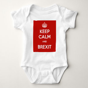 Body Para Bebé Guarde la calma y Brexit