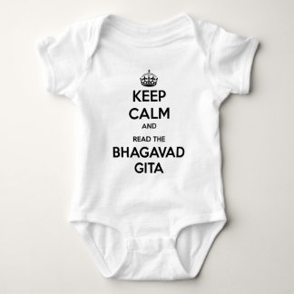 Body Para Bebé Guarde la calma y lea el Bhagavad Gita