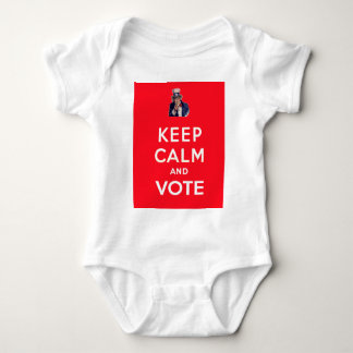 Body Para Bebé Guarde la calma y vote