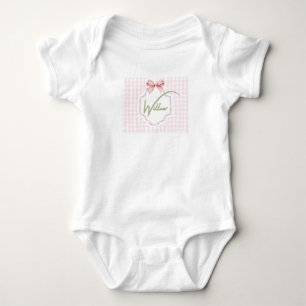 Body Para Bebé Guardería personalizada para bebé niña con sauce l