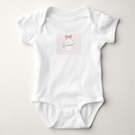 Body Para Bebé Guardería personalizada para niña Elizabeth con gi