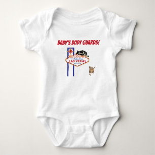 Body Para Bebé ¡Guardias del cuerpo del bebé! Bodysuit Rótulo de