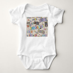 Body Para Bebé Guay Fun Doodle Lettering Vintage