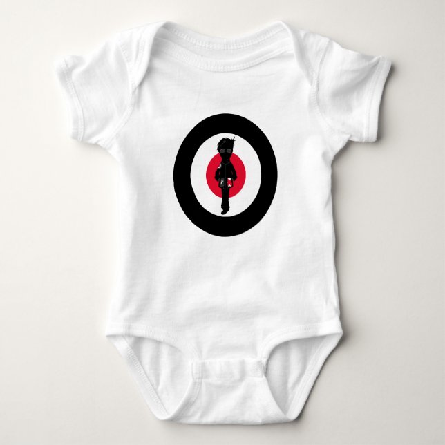 Body Para Bebé Guay Mod en Silhouette (Anverso)
