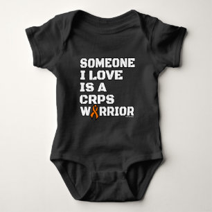 Body Para Bebé Guerrero/Bloque/Alguien a quien amo...CRPS