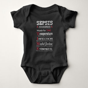 Body Para Bebé Guía de Sepsis Awareness Watch