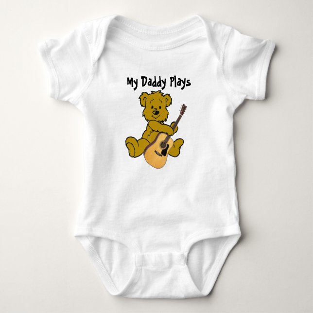 BODY PARA BEBÉ GUITAR BEAR-T-SHIRT (Anverso)